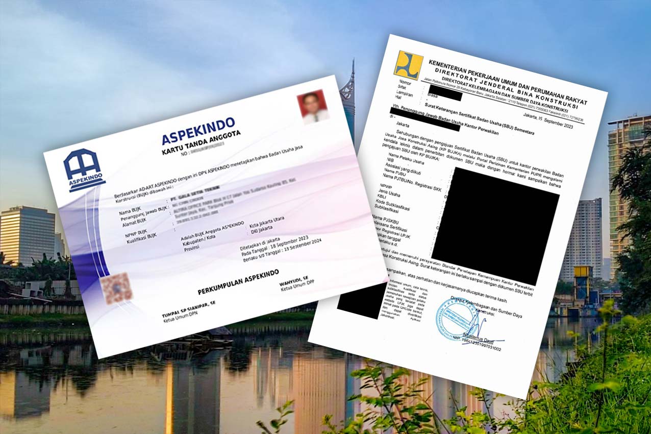 印尼建筑KTA Aspekindo会员/印尼建筑SBU
